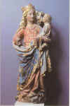 Virgen con el Nio - Talla annima del s. XV - Museo de la catedral de Astorga