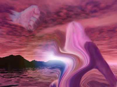 {sea of glass mixed with fire}