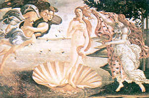 El Nacimiento de Venus, de Sandro Botticelli.